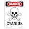 Signmission Safety Sign, OSHA Danger, 10" Height, Portrait, D-V-2004 OS-DS-D-710-V-2004 - alternate 1